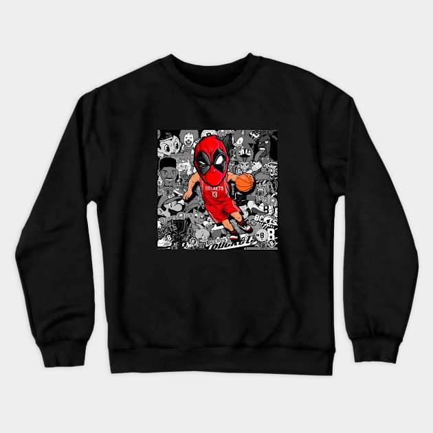 Bckts Cltr Basketball Crewneck Sweatshirt by BucketsCulture